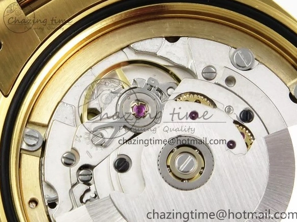 0212 Day Date 36 YG RAF 1:1 Best Edition Green Stone Roman Dial on YG Bracelet A Durable 1524